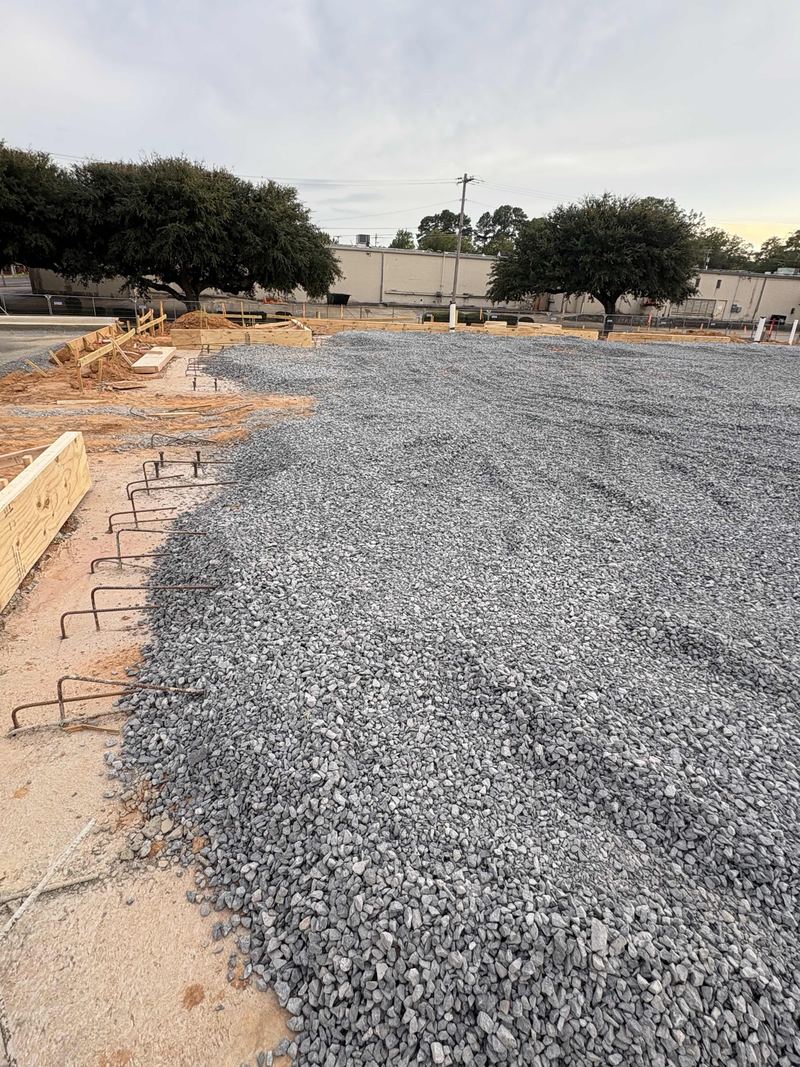 Pad edge staked and formed