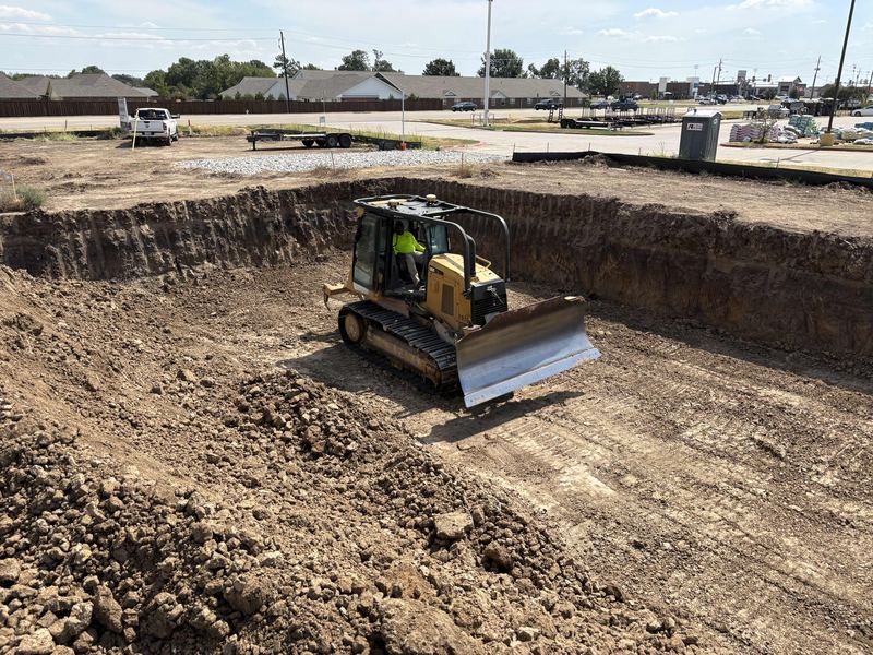 Spreading dirt in the hole